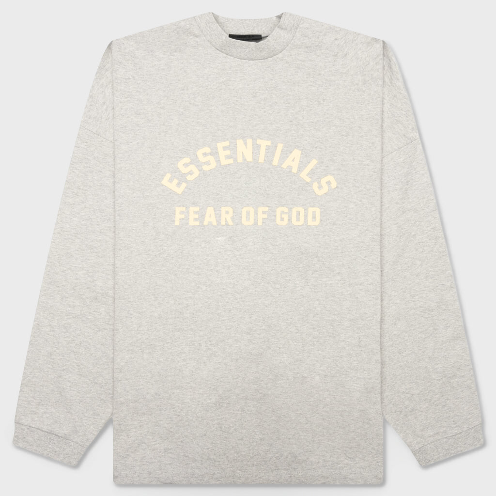 L/S T-Shirt - Light Heather Grey