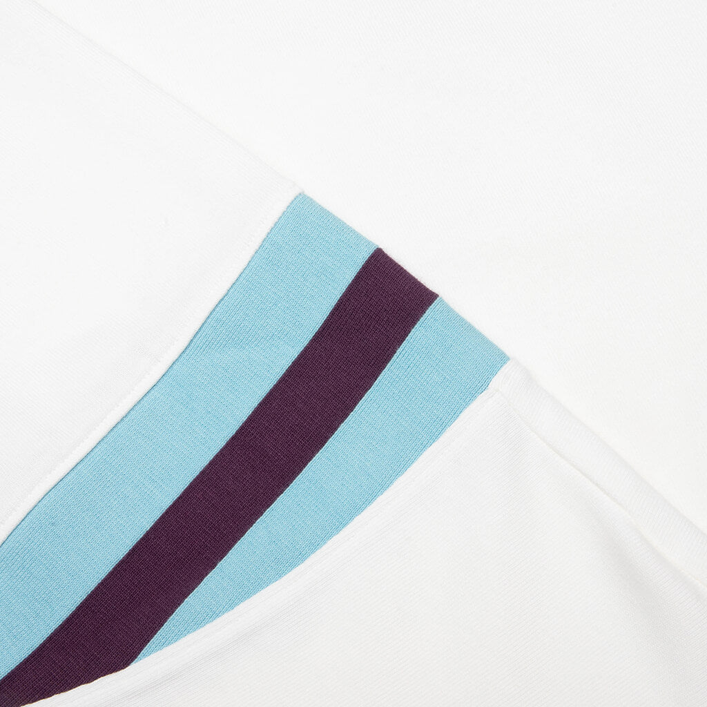 L/S Ringer Tee - White