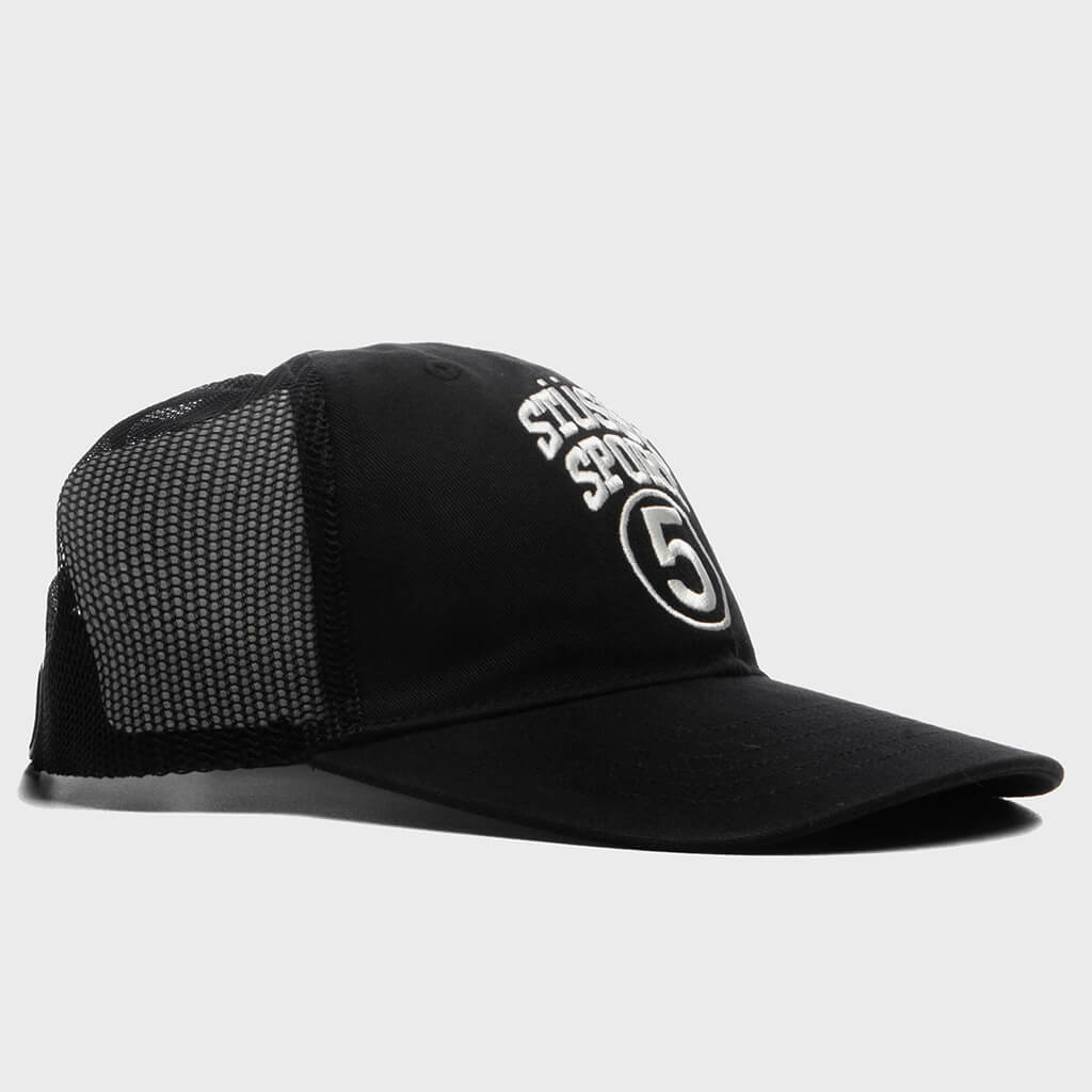 Sport 5 Trucker Cap - Black