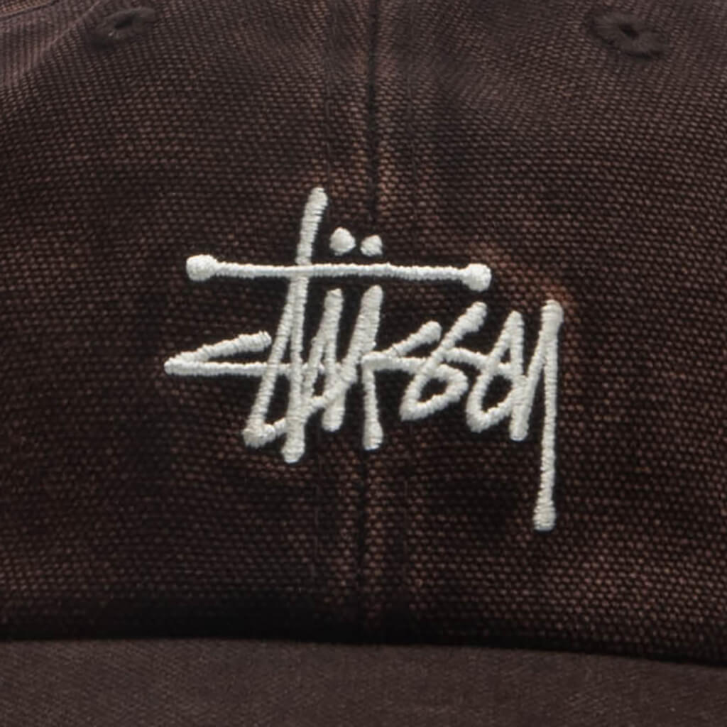 Washed Basic Stussy Cap - Brown