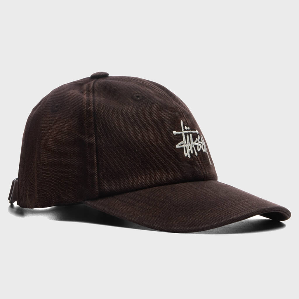 Washed Basic Stussy Cap - Brown
