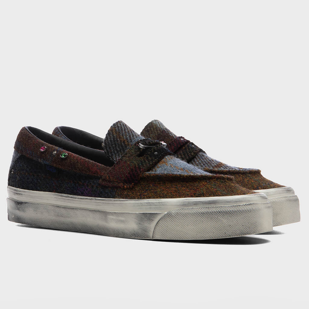 Premium LX 53 Harris Tweed Loafer - Tweed Brown