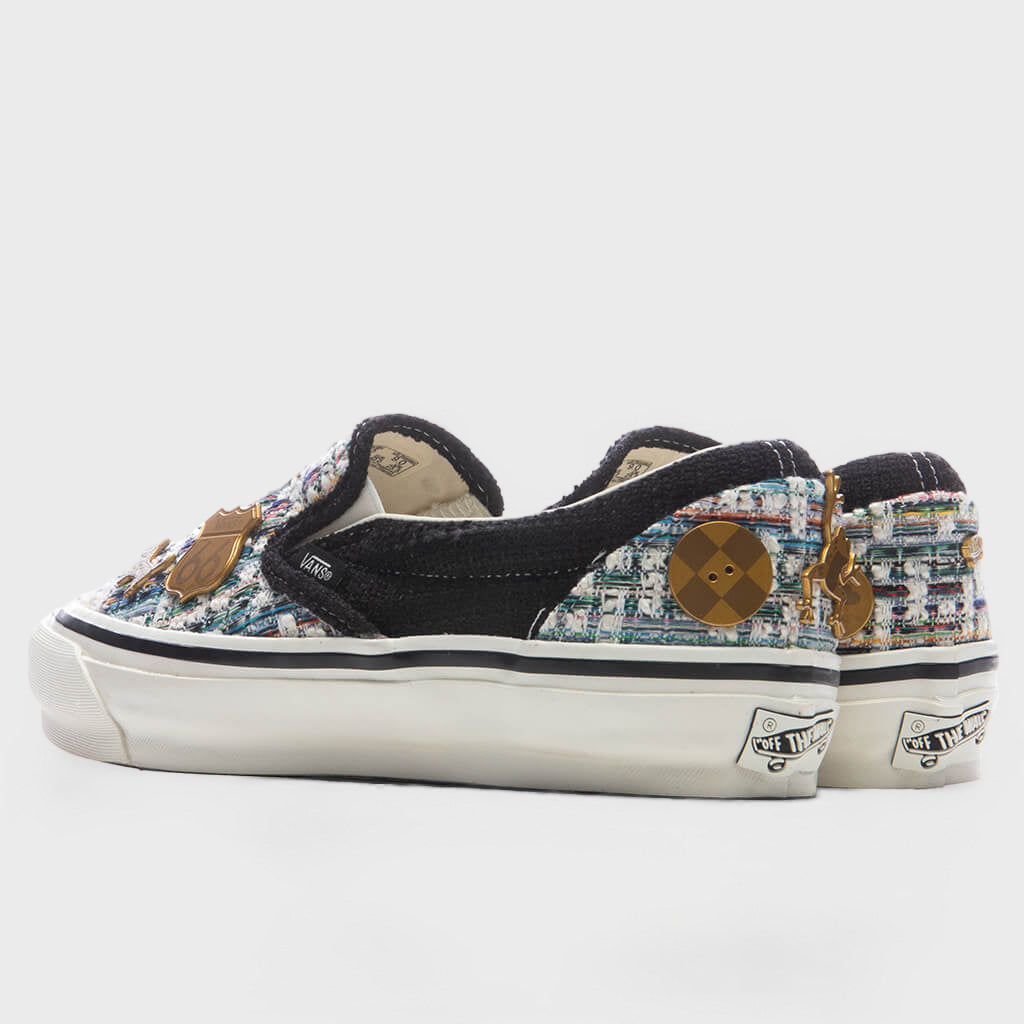 Premium LX Classic Slip-On 98 Cardigan - Black/White