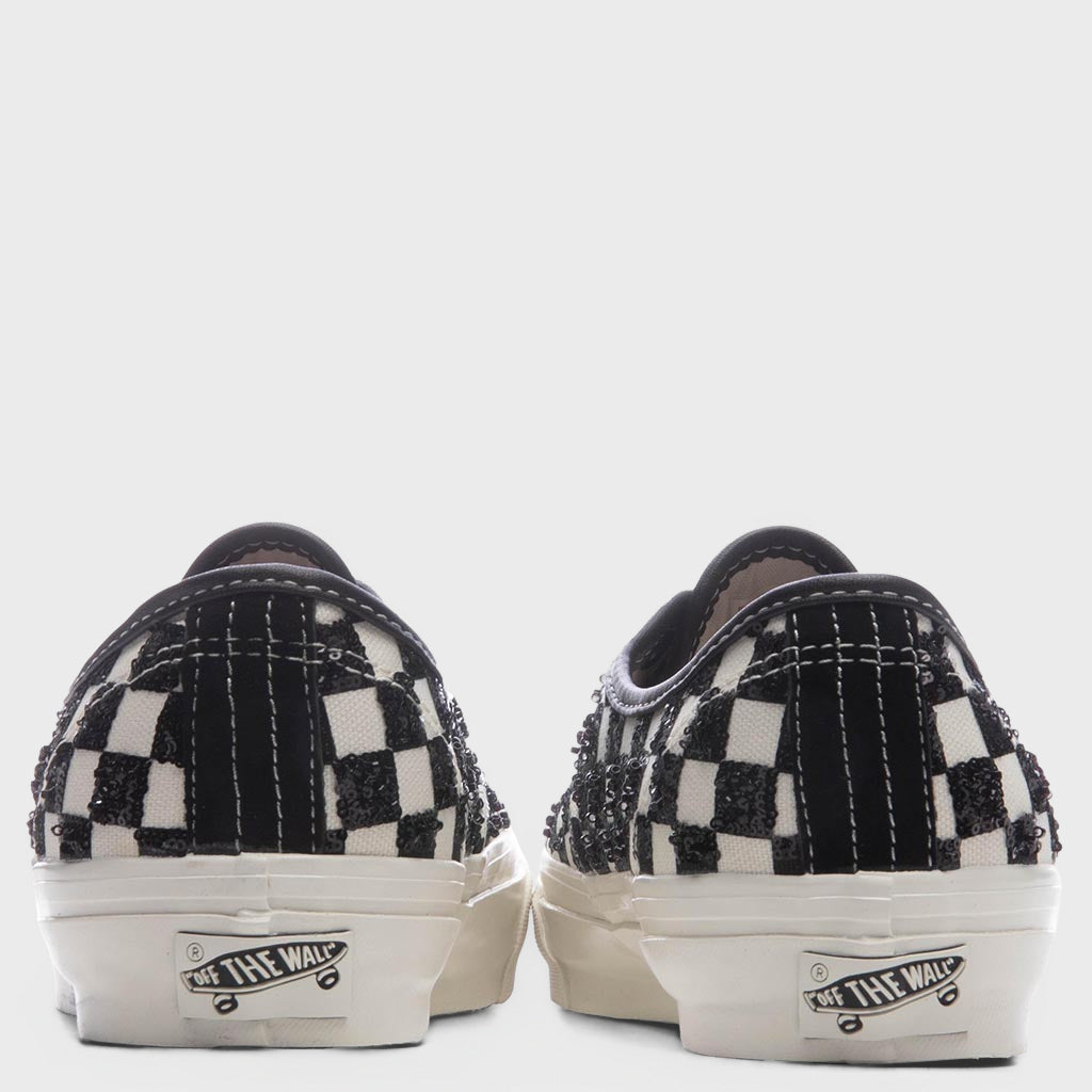Premium LX Authentic 44 'Beaded' - Checkerboard Black
