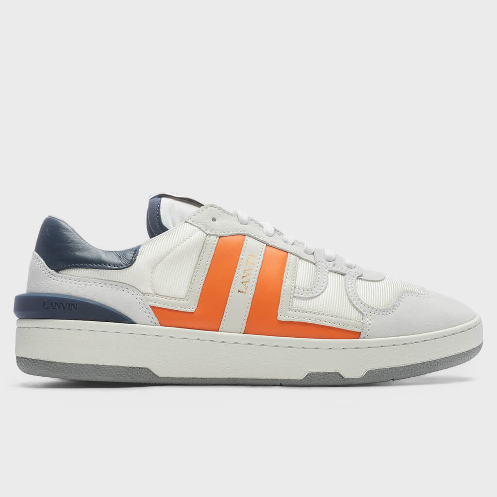 Clay Low Top Sneakers - Navy Blue/Orange