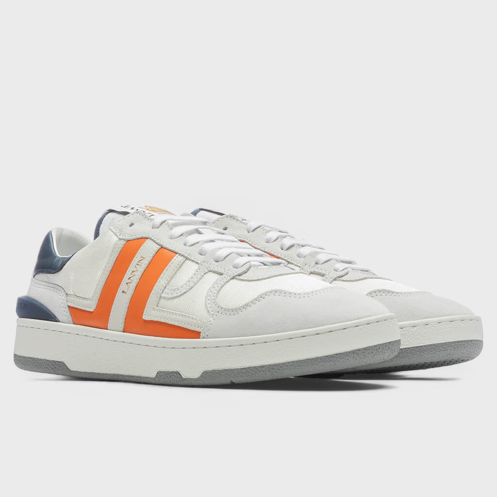 Clay Low Top Sneakers - Navy Blue/Orange
