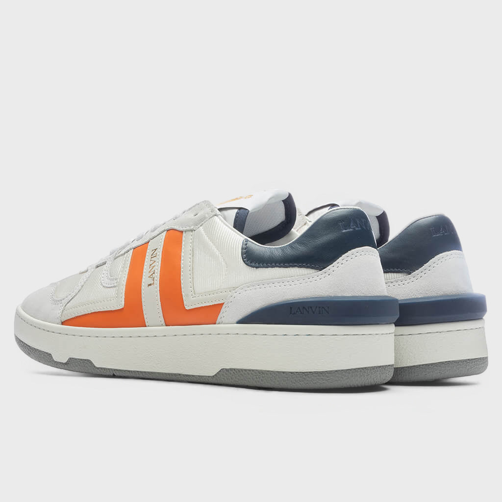 Clay Low Top Sneakers - Navy Blue/Orange