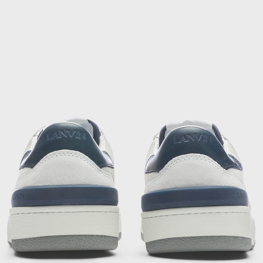 Clay Low Top Sneakers - Navy Blue/Orange
