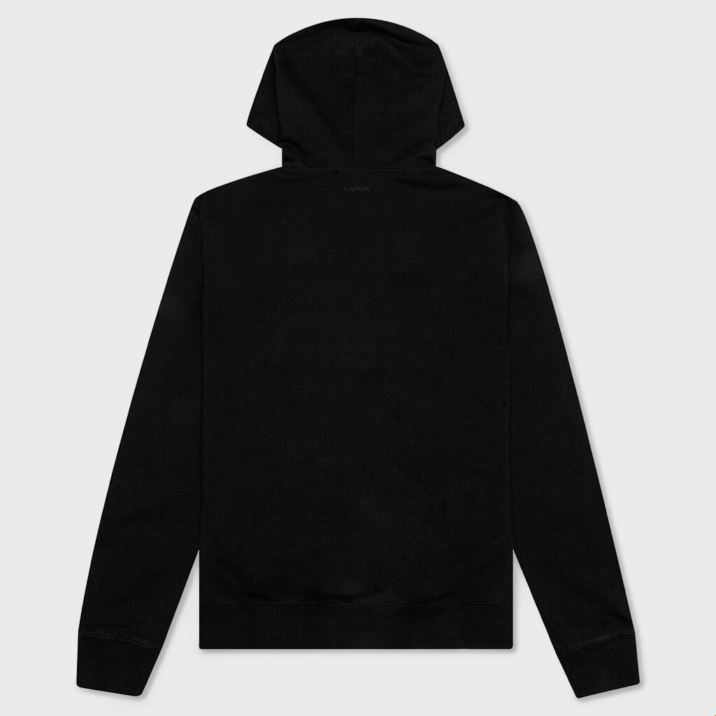 Curb Embroidered Hoodie - Black