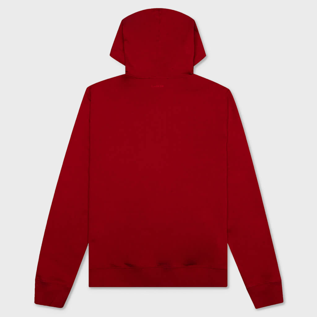 Curb Embroidered Hoodie - Lipstick