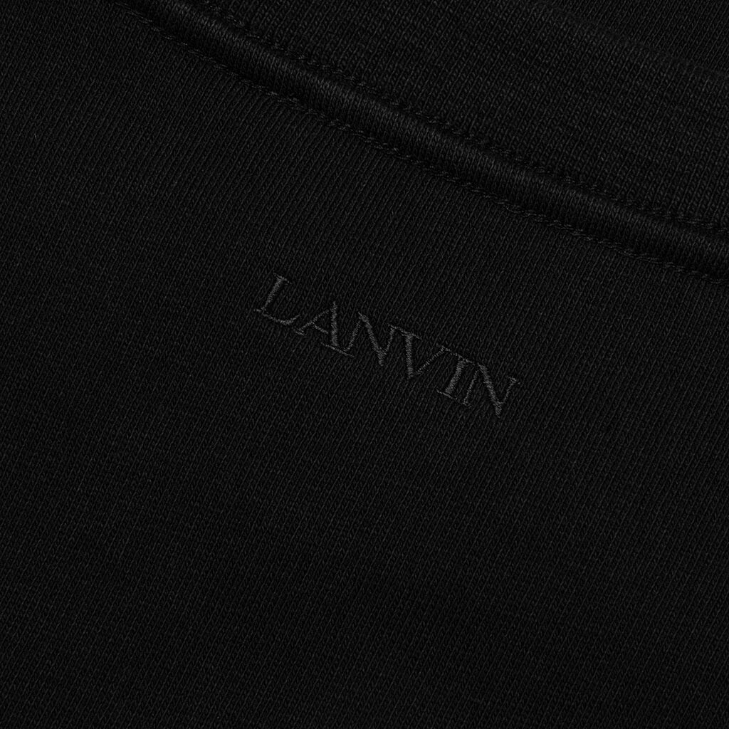 Curb Embroidered Sweatshirt - Black