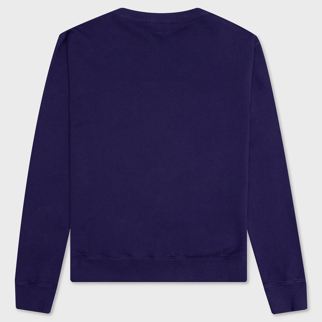 Curb Embroidered Sweatshirt - Majorelle Blue