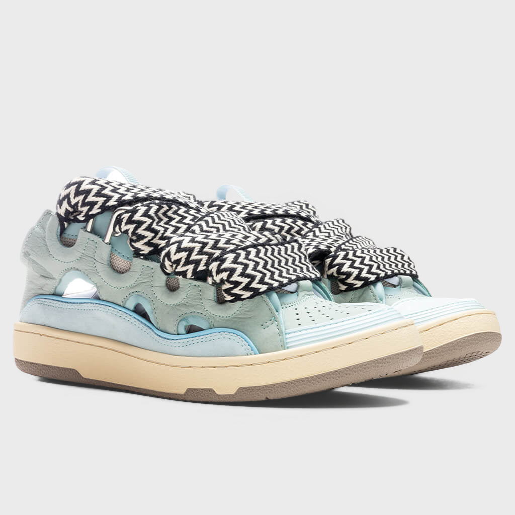 Curb Mules - Pale Blue