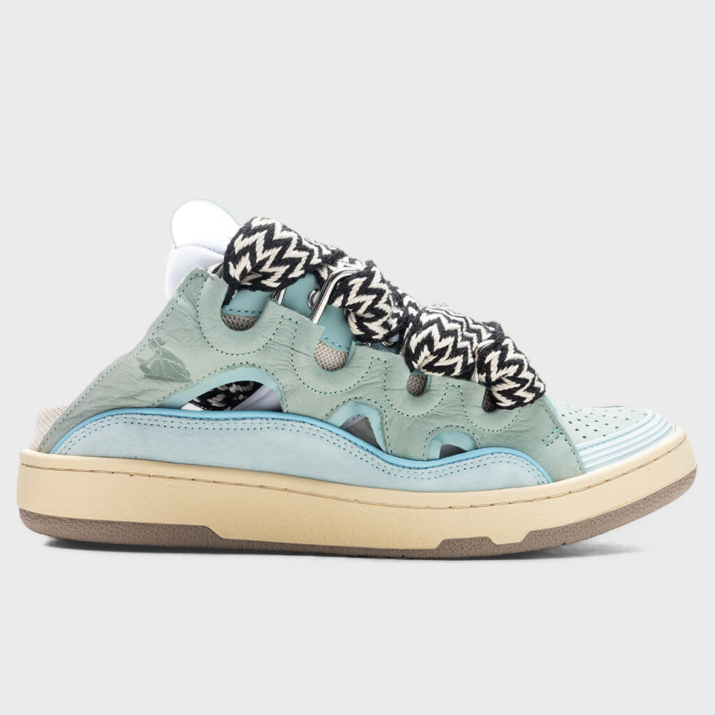 Curb Mules - Pale Blue