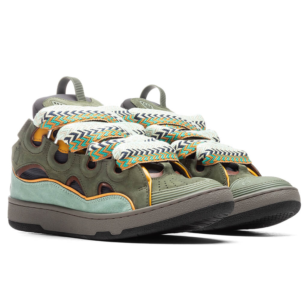 Curb Sneakers - Moss Green/Grey