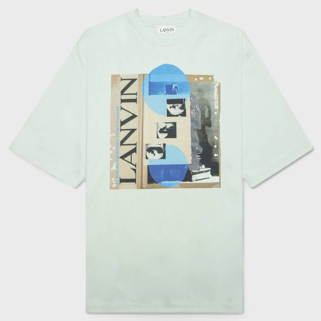 Seasonal Print T-Shirt without Pocket - Sage