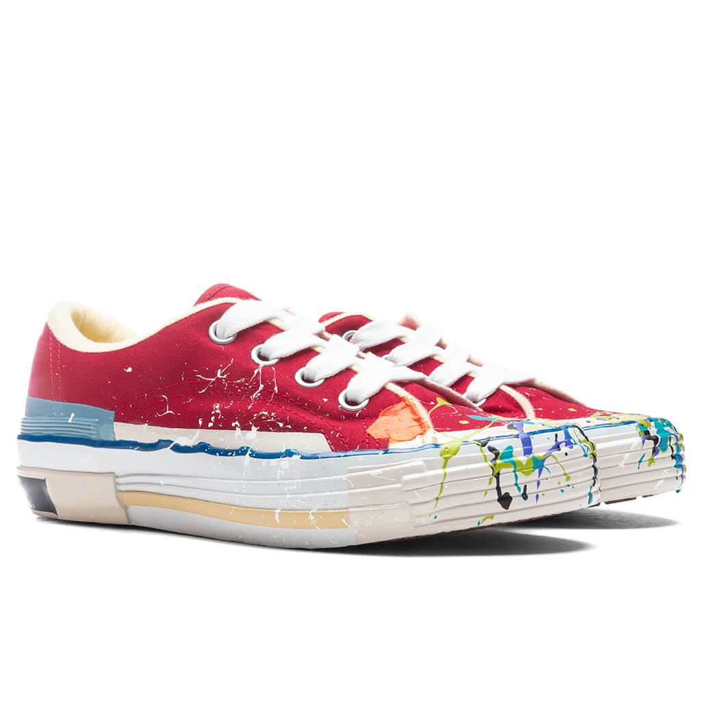 II Low Vulcanized Sneakers - Red/Multicolor