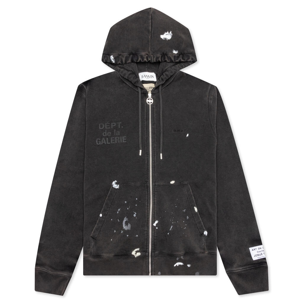 II Paris Embroidered Zipped Hoodie - Multicolor