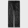 Leather Worker Pant - Black