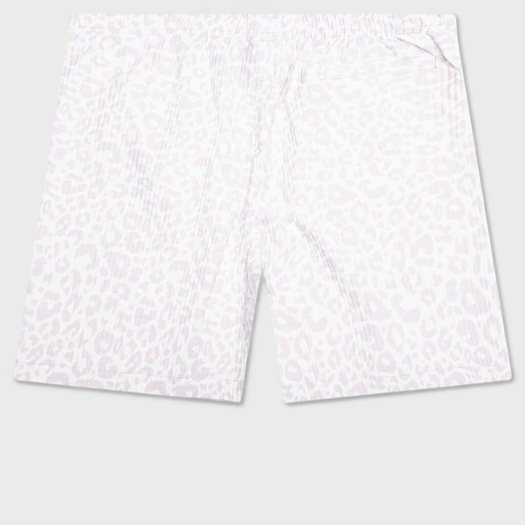 Leopard Active Shorts - Off White