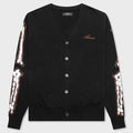 Leopard Bones Cardigan - Black