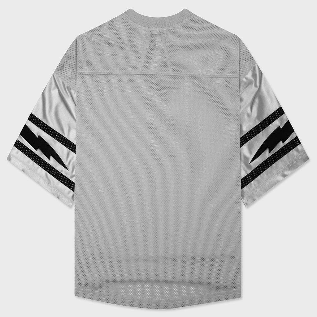Lightning Football Jersey - Grey/Silver