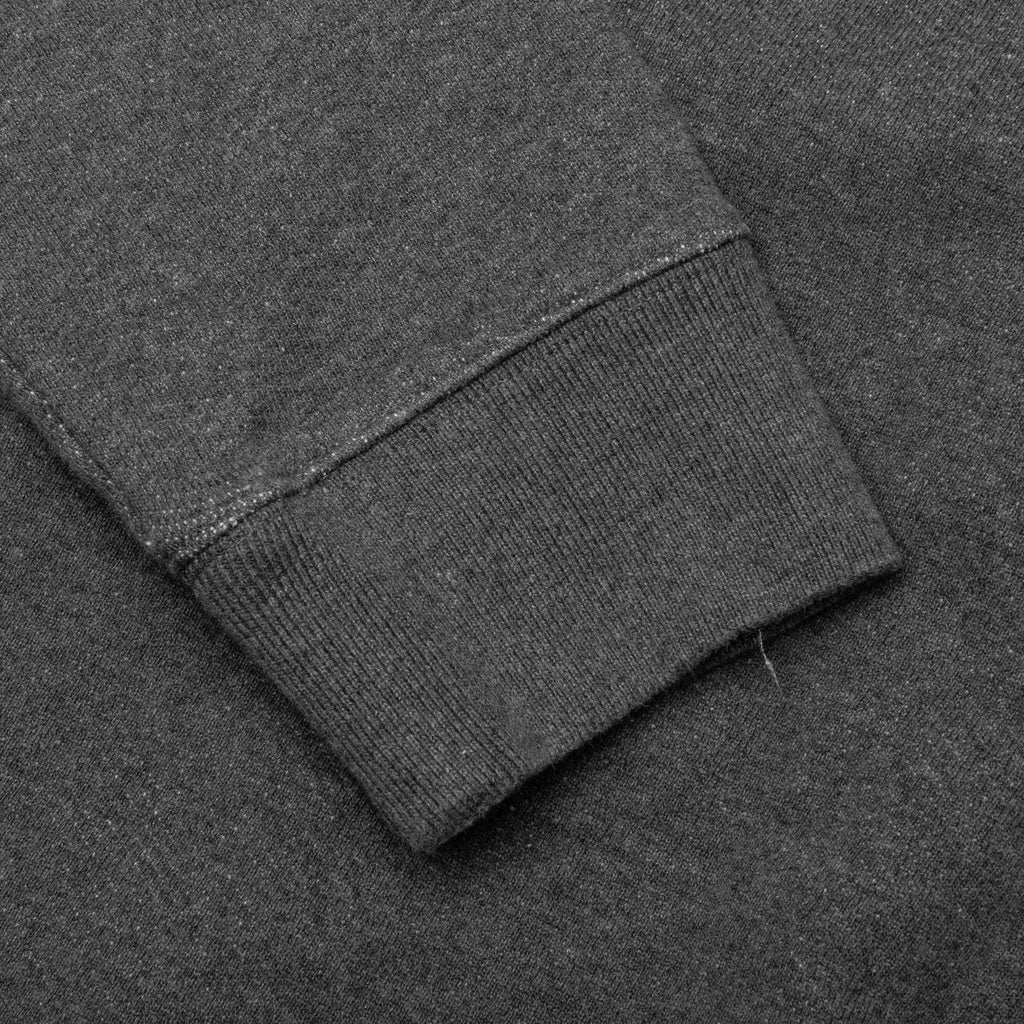 Logo Slim Hoodie - Melange Grey