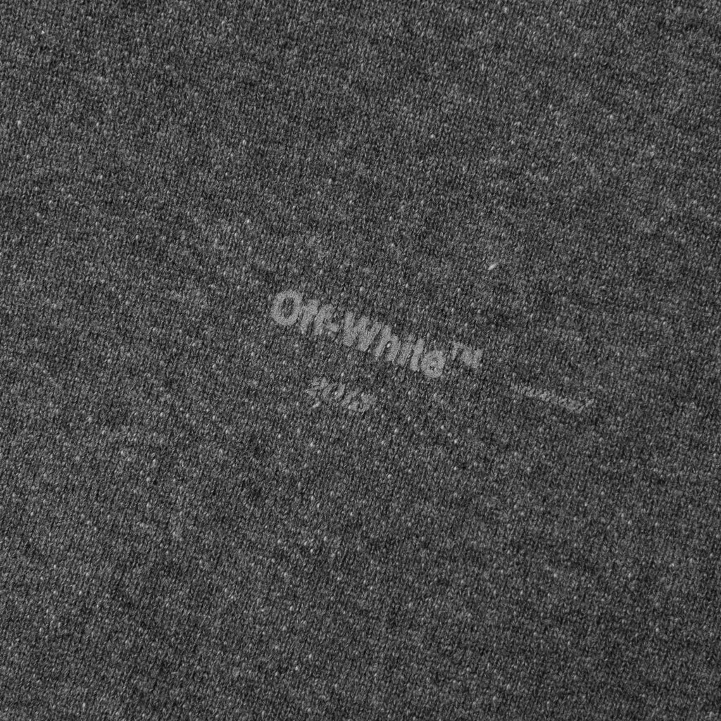 Logo Slim Hoodie - Melange Grey