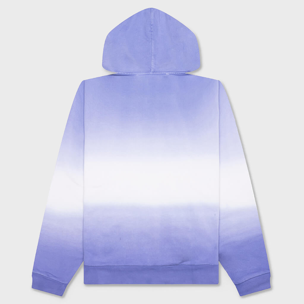 Logo Embroidery Gradient Hoodie - Lavender