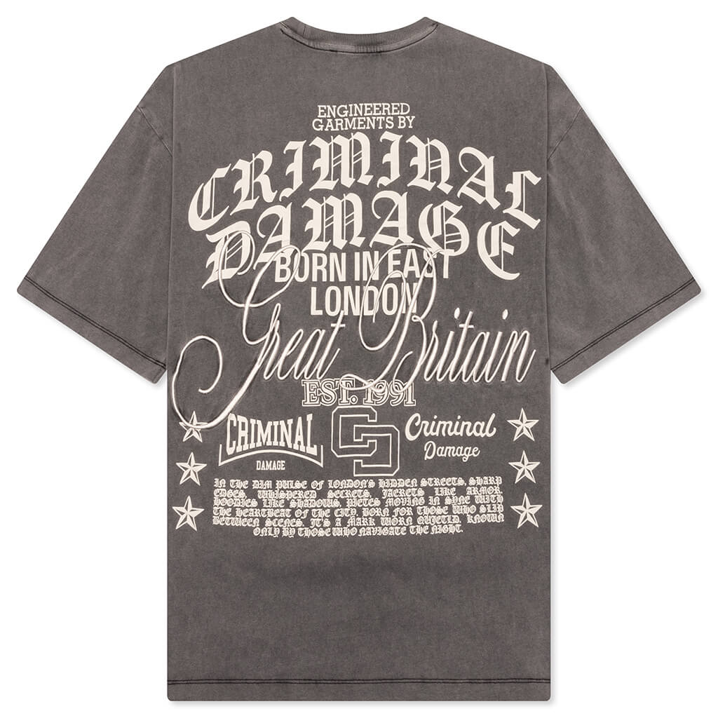Logo Mania T-Shirt - Washed Grey