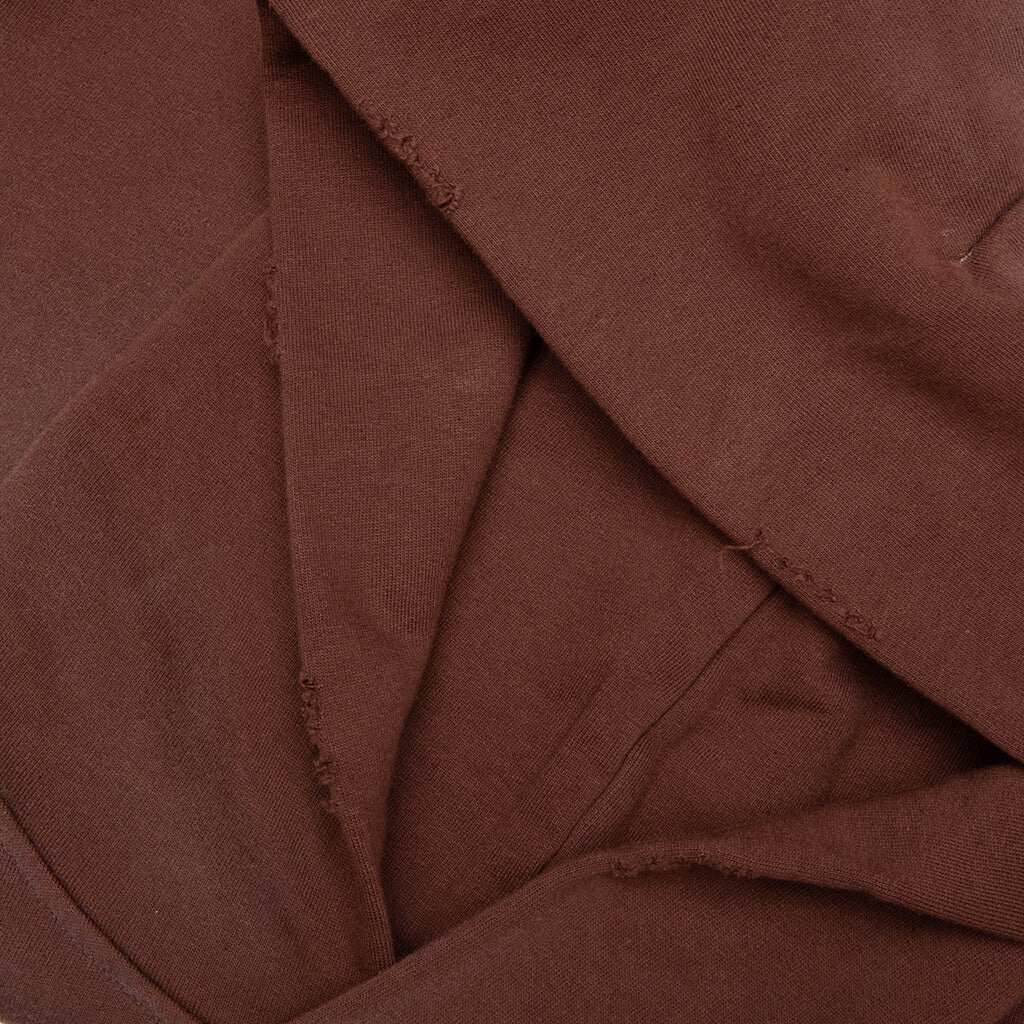 Logo Hooded Sweater - Chocolate Brown