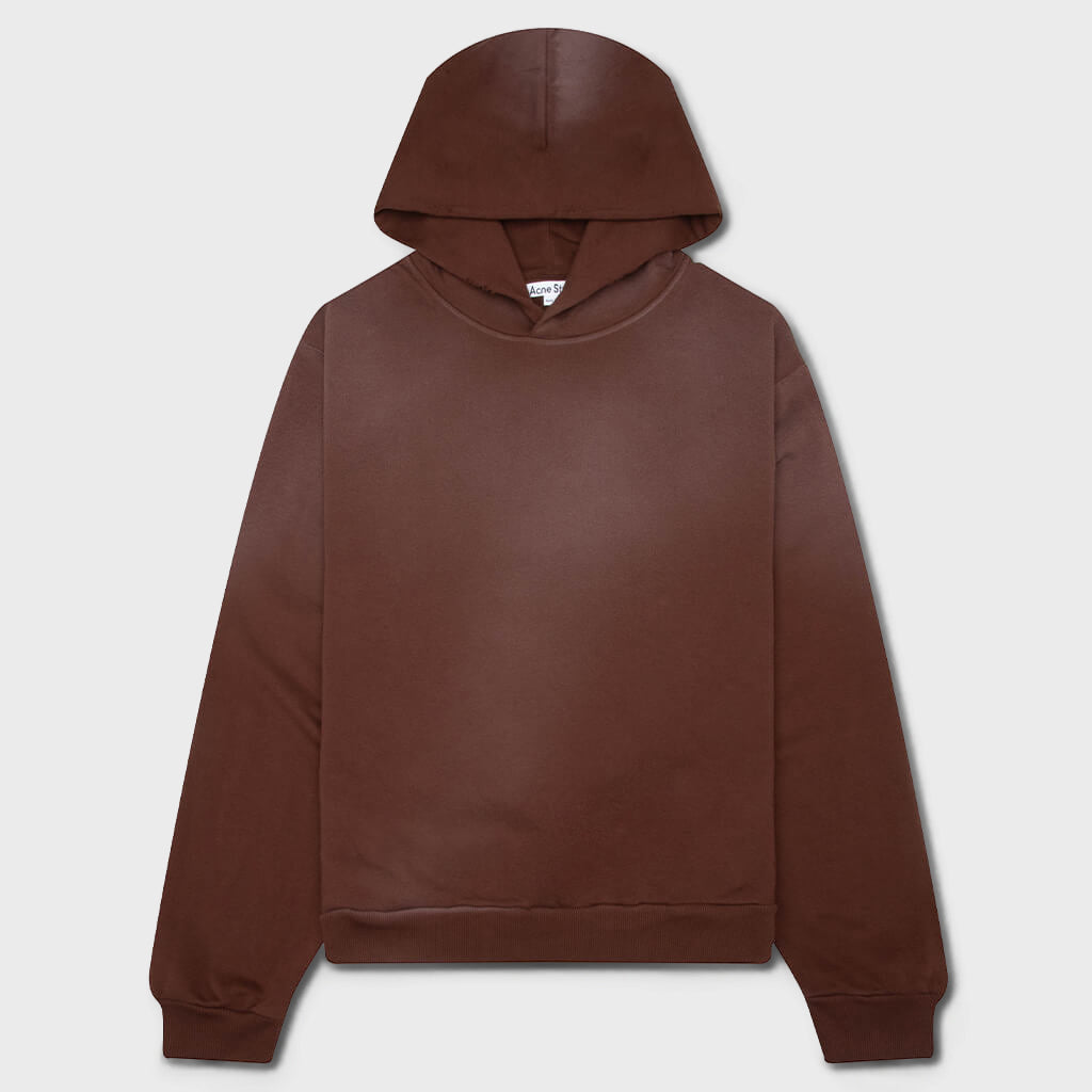 Logo Hooded Sweater - Chocolate Brown