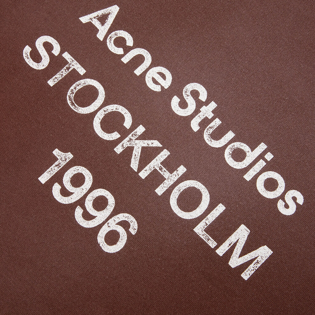 Logo Hooded Sweater - Chocolate Brown