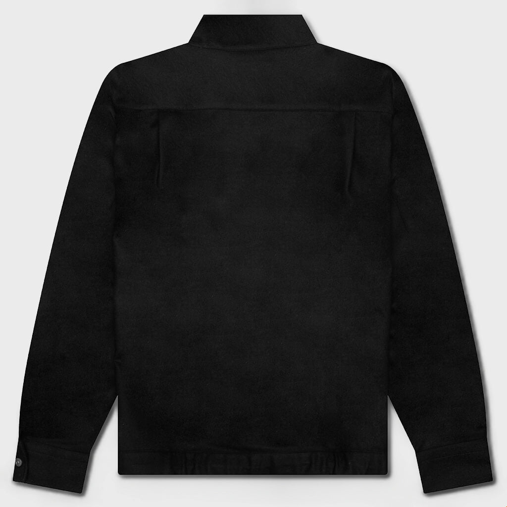 Long Sleeve Overshirt - Black