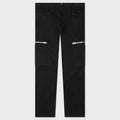 Loose Fit Pant w/ Cargo Pocket and Zip - Black