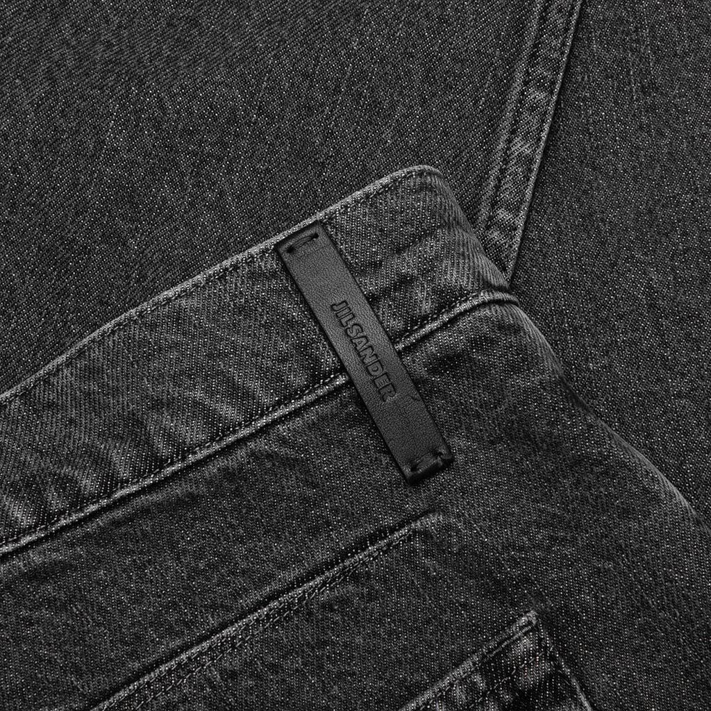 Loose Lightweight Denim Trousers - Lava Stone