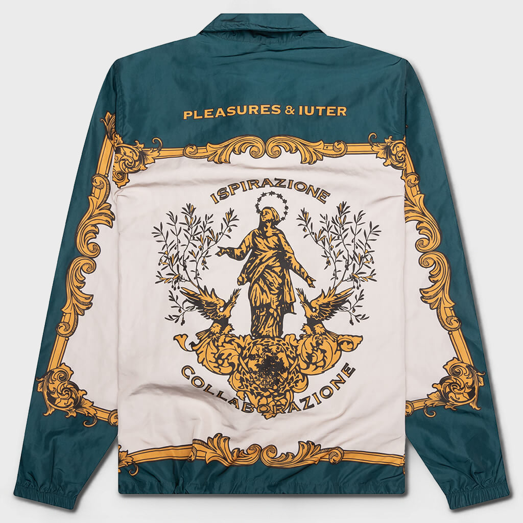 Lorenzo Coach Jacket - Dark Green