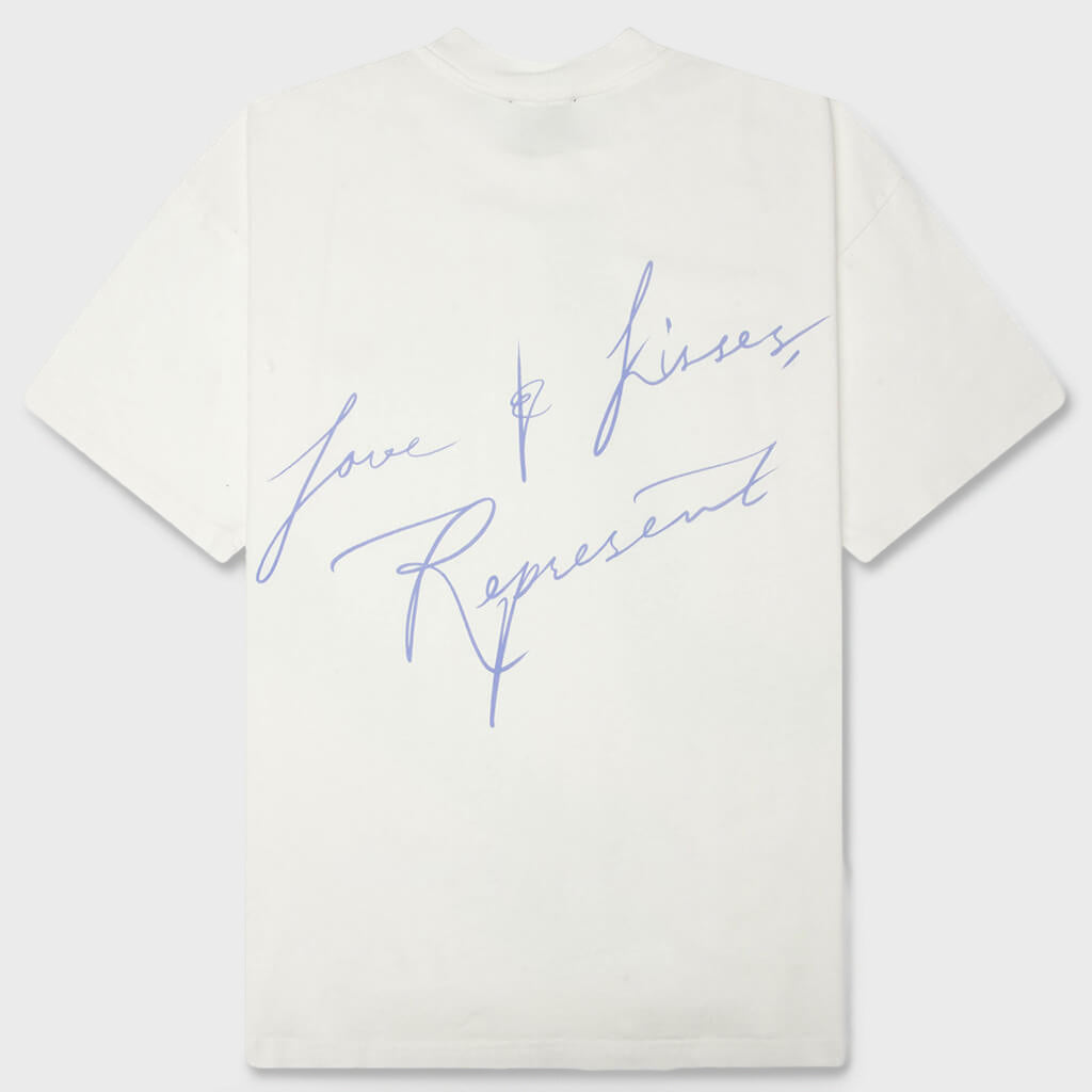 Love And Kisses T-Shirt - Flat White