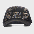 Love For Life Trucker Cap - Black Denim