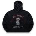 Purple Brand St. Violet Crystals Hoodie - Black