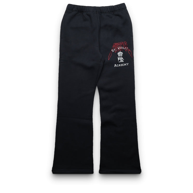 Purple Brand St. Violet Stripe Sweatpant - Black