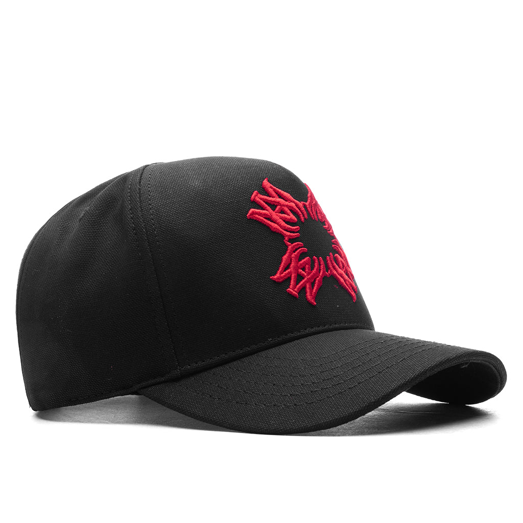 MA Quad Canvas Hat - Black/Red