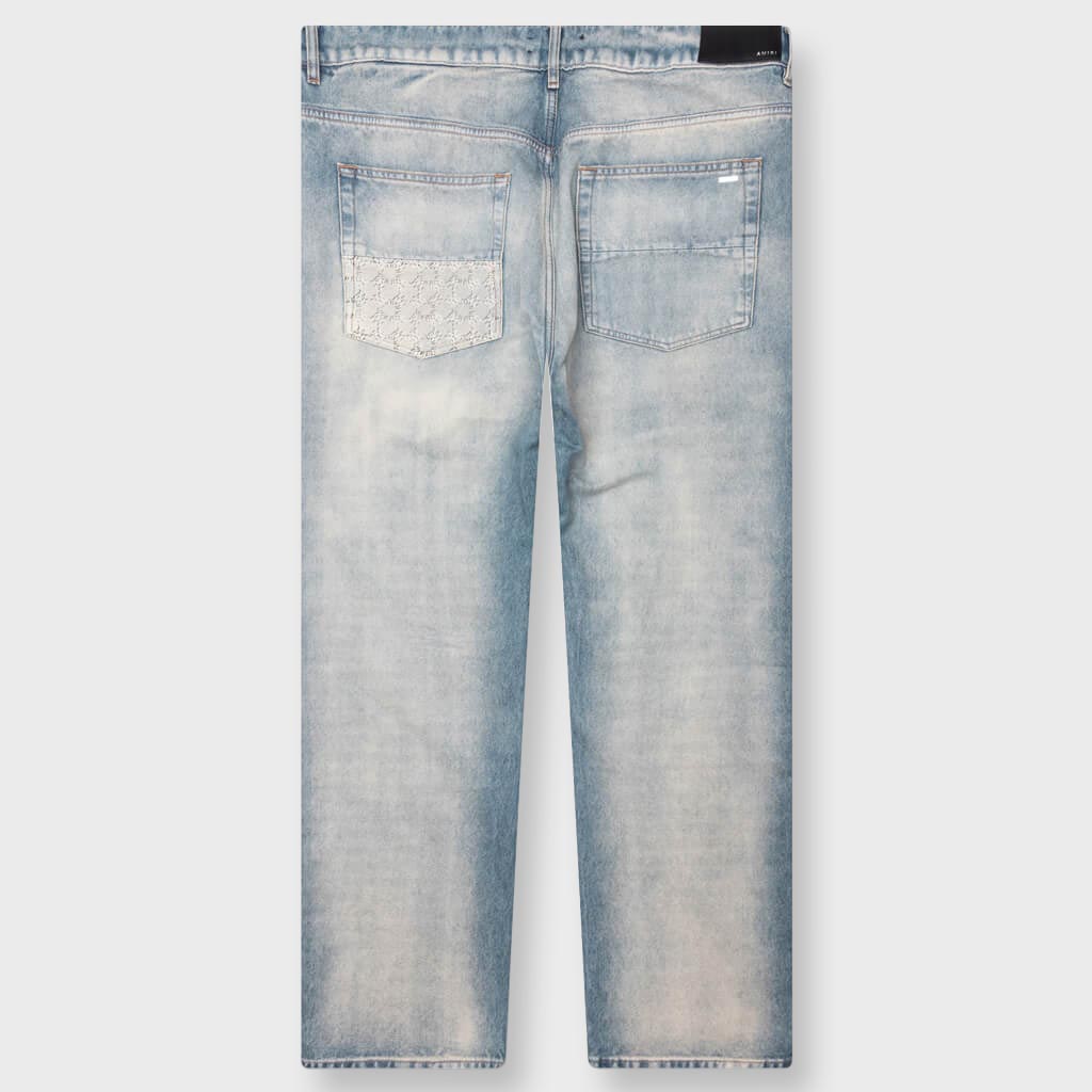 MA Quad Cuff Straight Jean - Antique Indigo