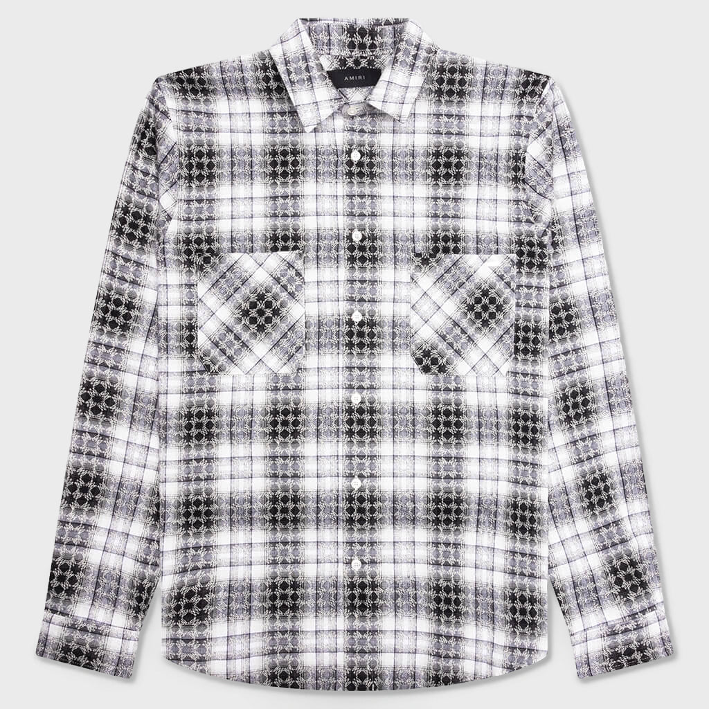 MA Quad Jacquard Flannel - Black