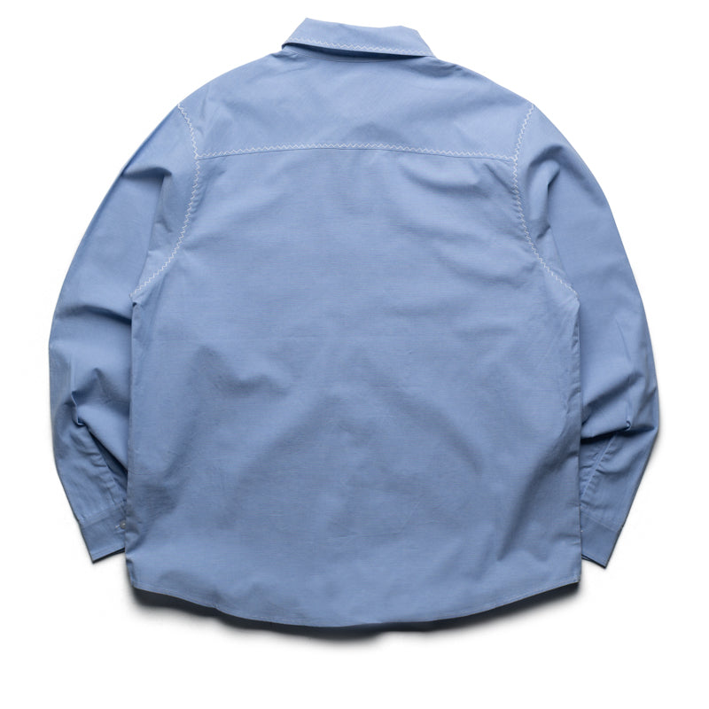 Malbon Golf Benchmark Shirt - Blue