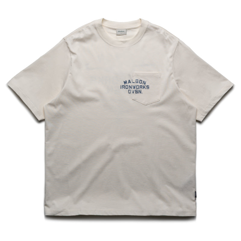 Malbon Golf Vista Ironworks Tee - Ivory