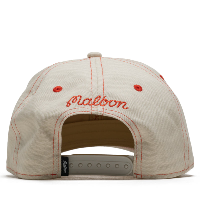 Malbon Golf Precision Snapback - Ivory