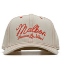 Malbon Golf Precision Snapback - Ivory
