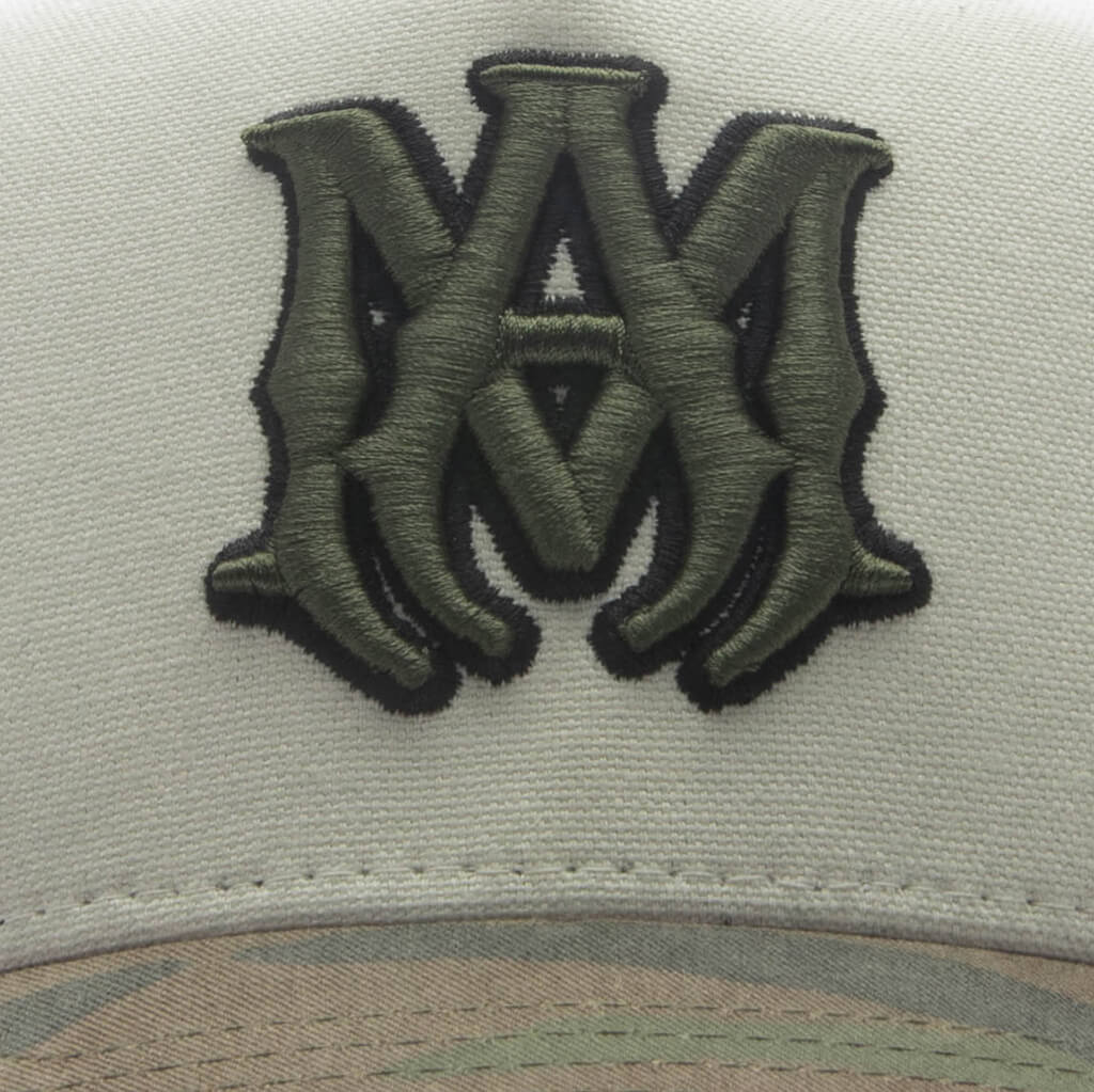 MA Outline Camo Canvas Hat - Alabaster