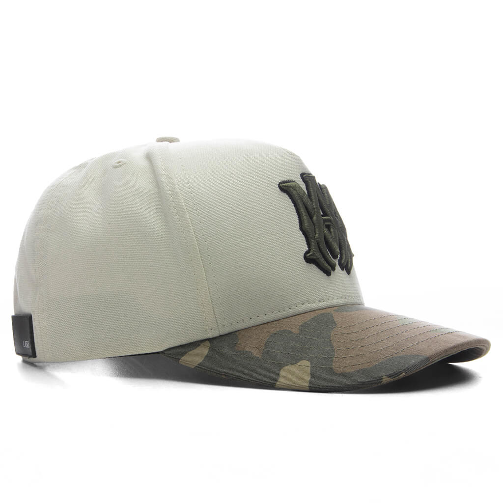 MA Outline Camo Canvas Hat - Alabaster
